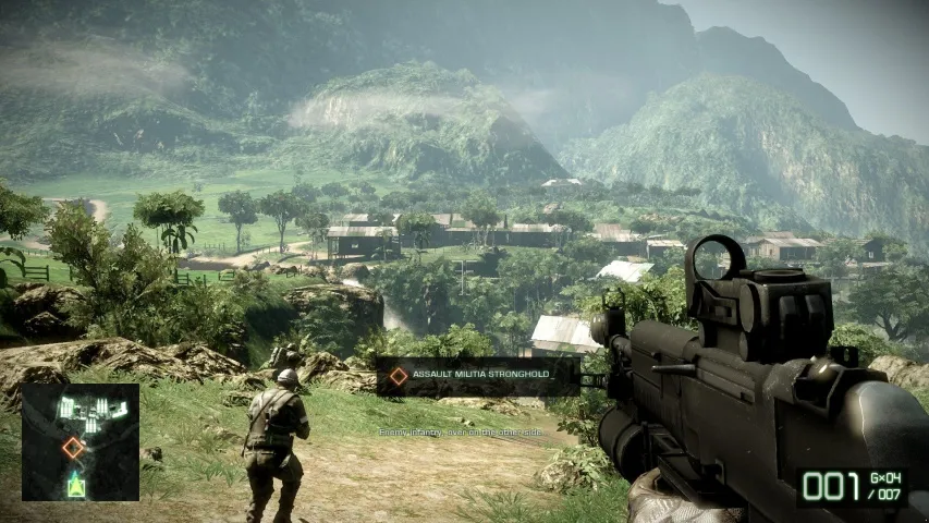 Кадр из игры Battlefield Bad Company 2