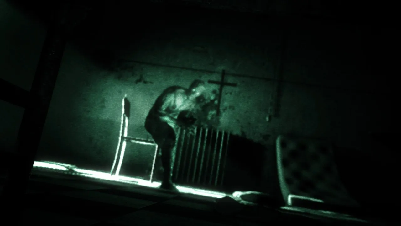 Скриншот из игры Outlast