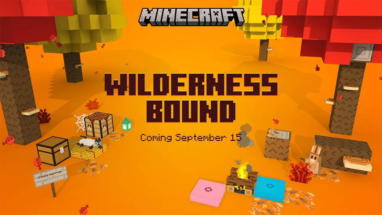 Пёстрый лес в обновлении Minecraft Wilderness Bound, изображение Mojang Studios