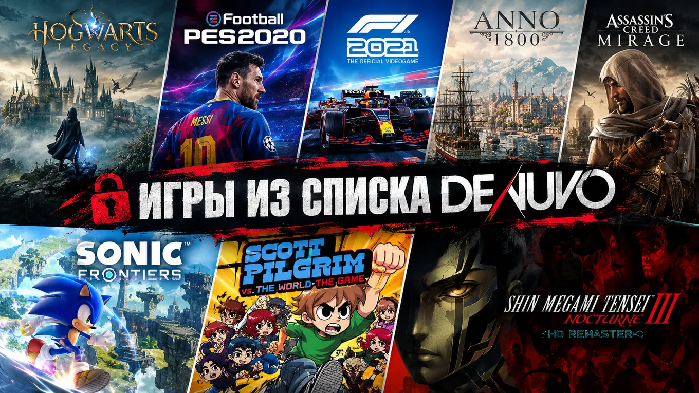 В иске Denuvo перечислила 26 игр, защиту которых, по её данным, обошёл voices38