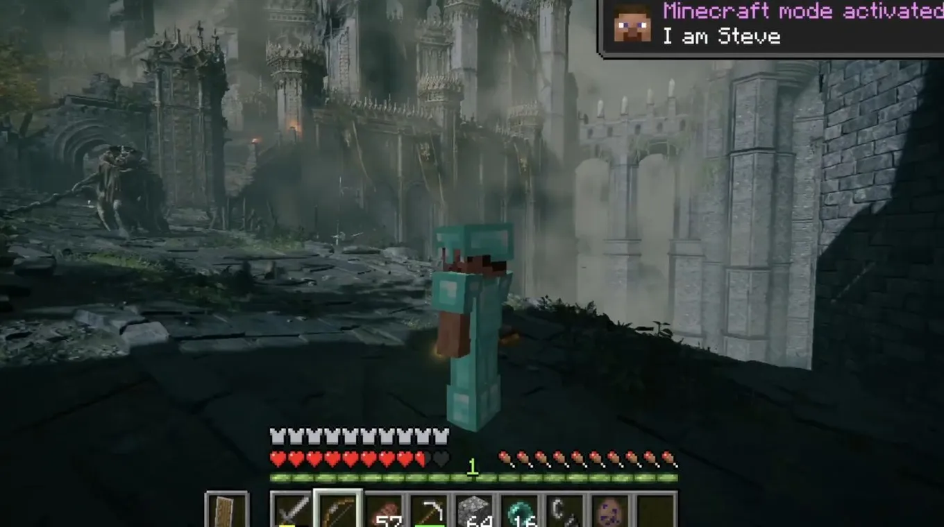 Minecraft в Elden Ring