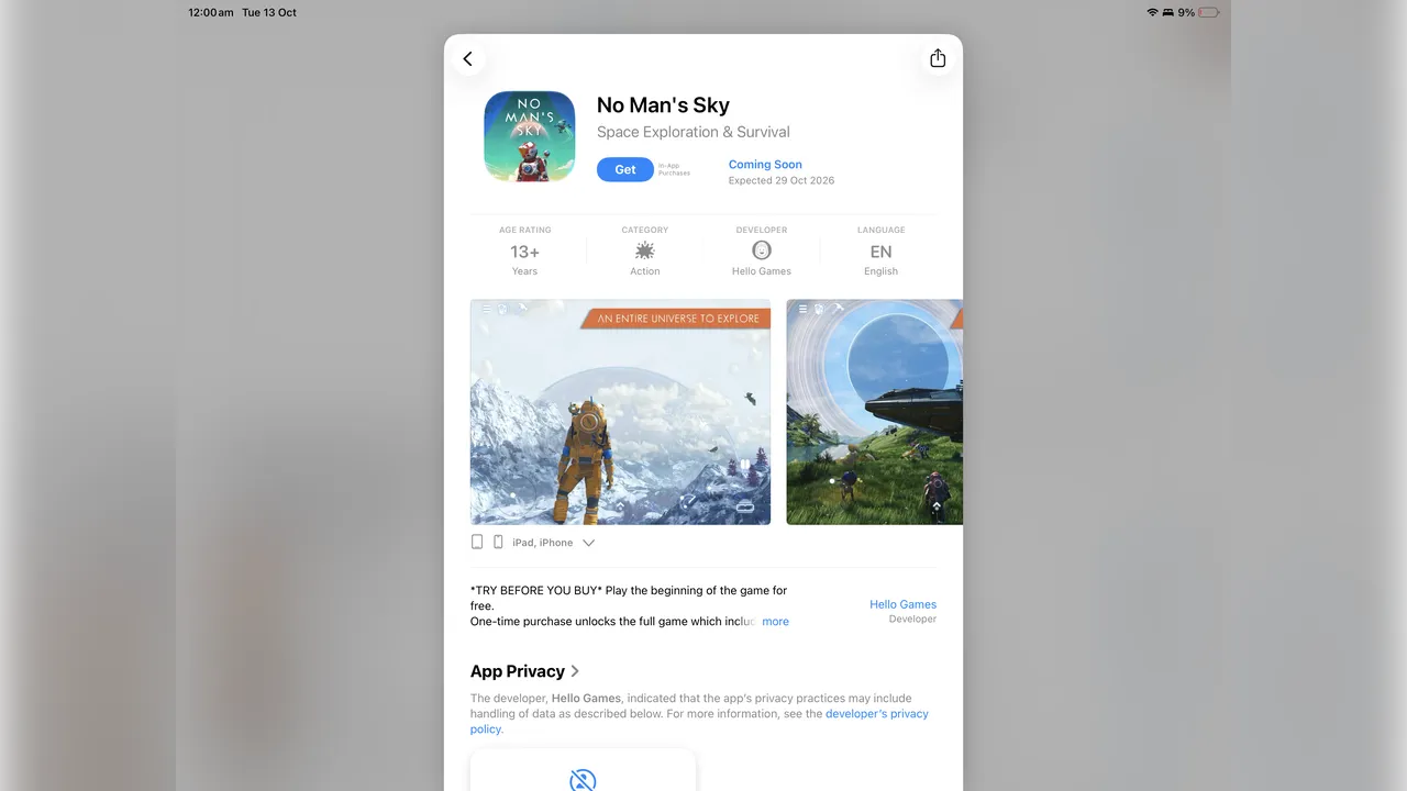 No Man's Sky в App Store
