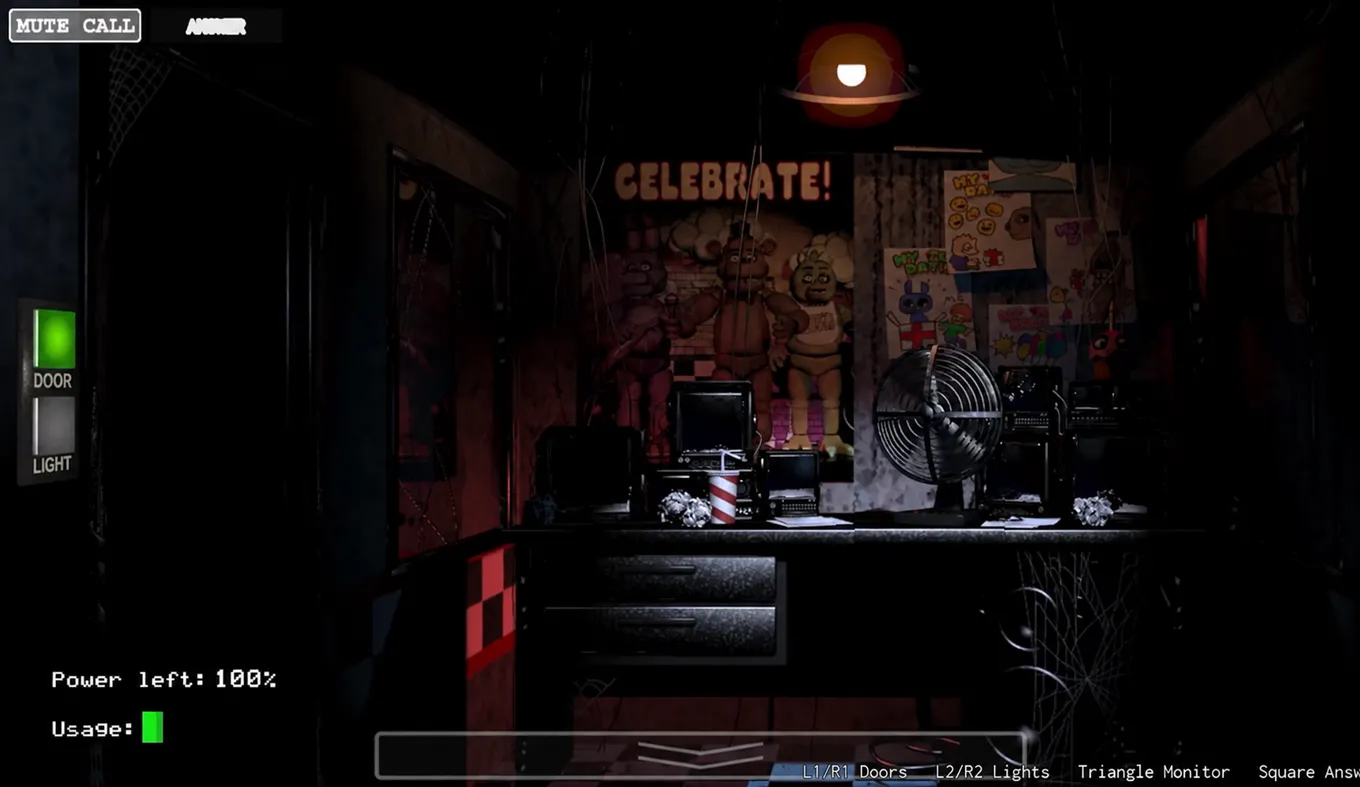 Кадр из порта Five Nights at Freddy’s в Roblox