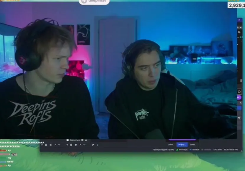 Deepins и Коваль вместе смотрят передачу «Мама в 16» на Twitch