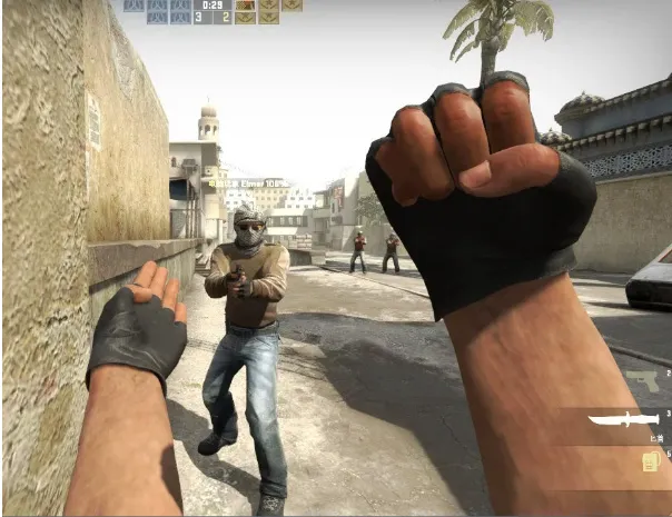 Как убрать руки в CS:GO