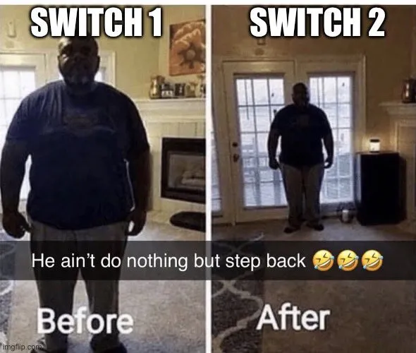 Switch 1 vs Switch 2: «Он ничего не сделал, просто шагнул назад»