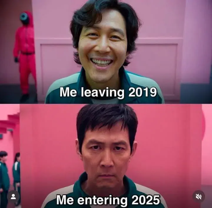 «Я в конце 2019 года» vs. «Я в начале 2025 года»