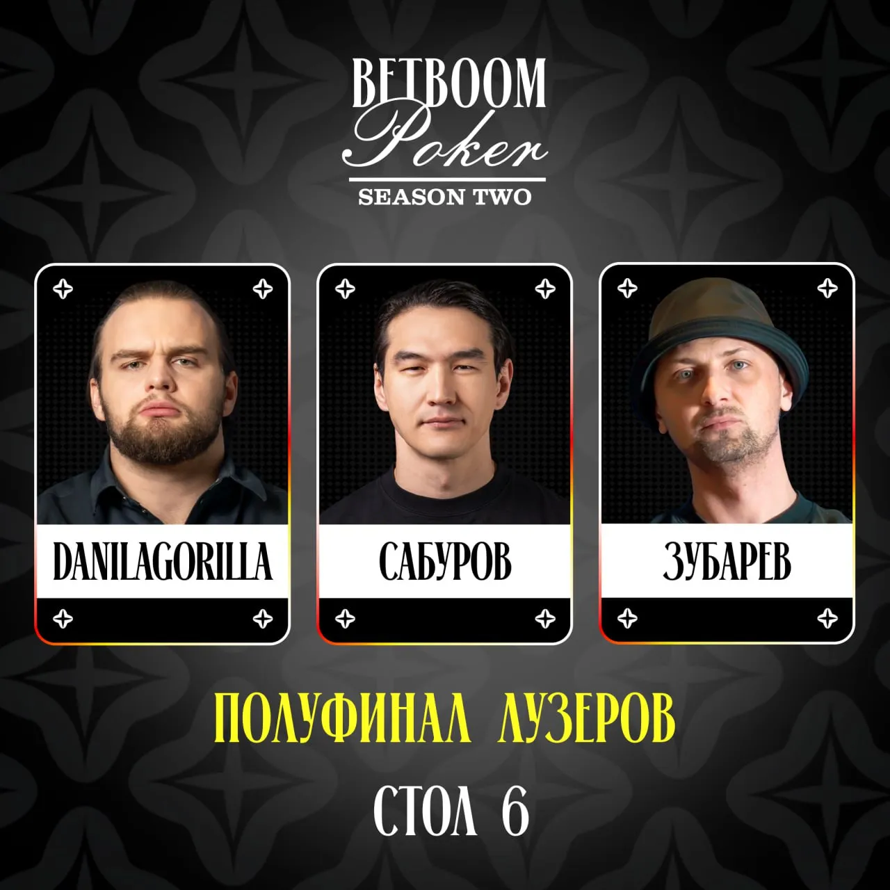 Участники шестого стола лузеров