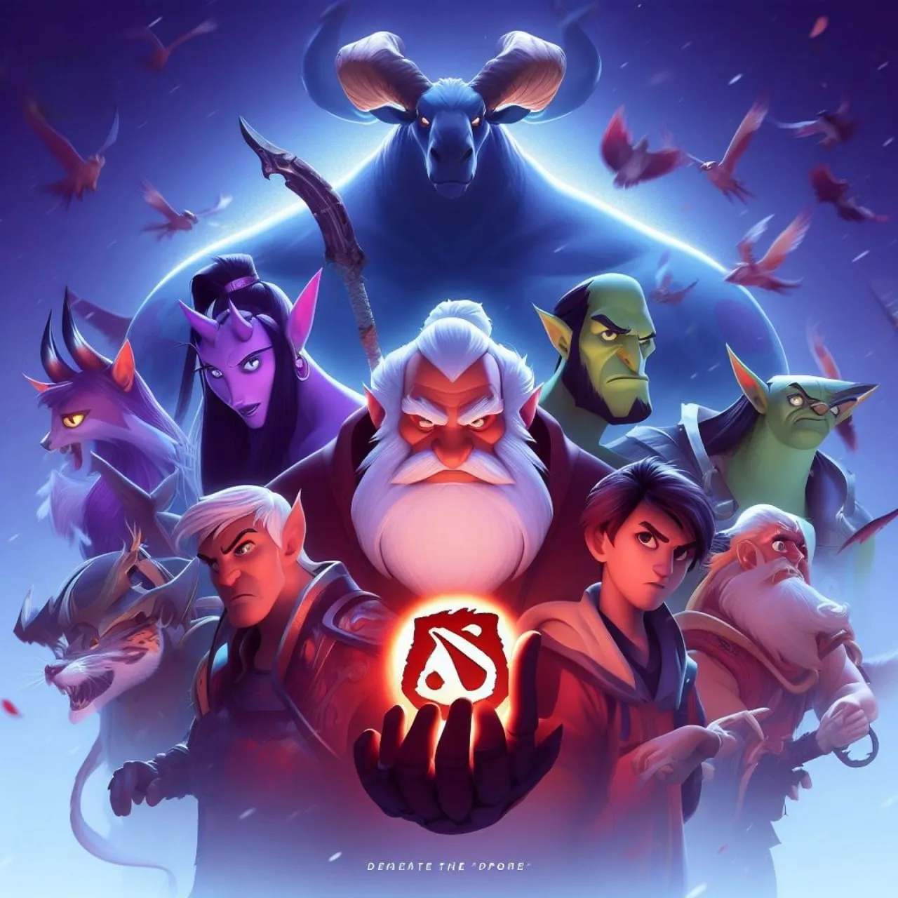 Нейросеть сгенерировала героев Dota 2