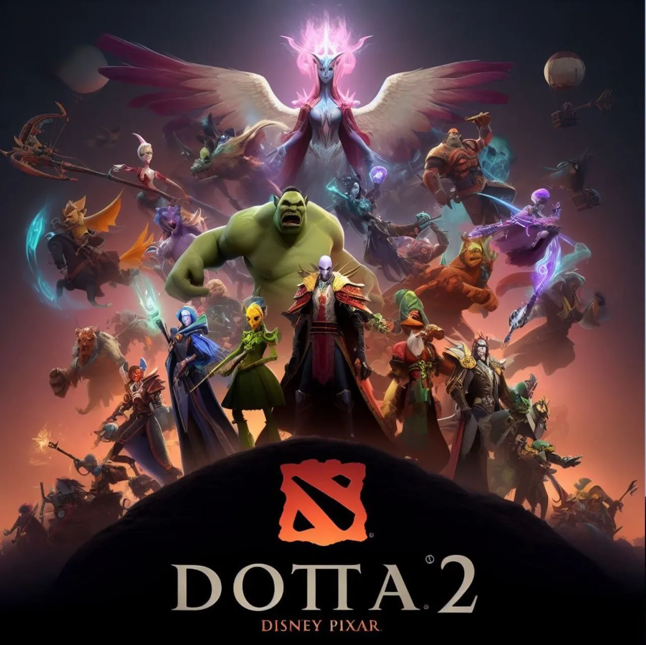 Нейросеть сгенерировала героев Dota 2