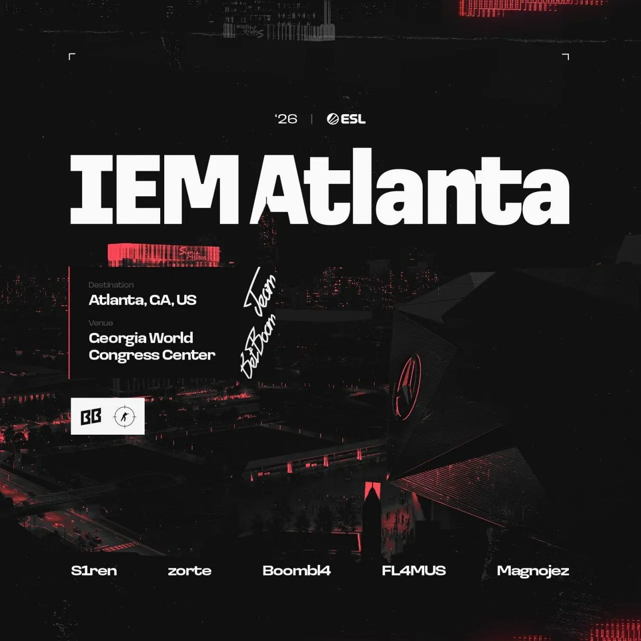 BetBoom Team на IEM Atlanta 2026