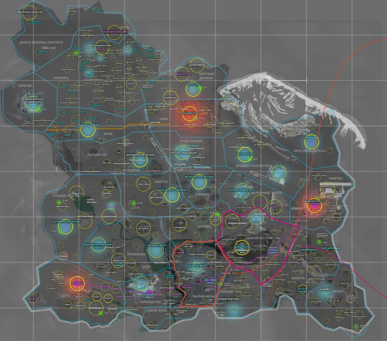 Карта S.T.A.L.K.E.R. 2