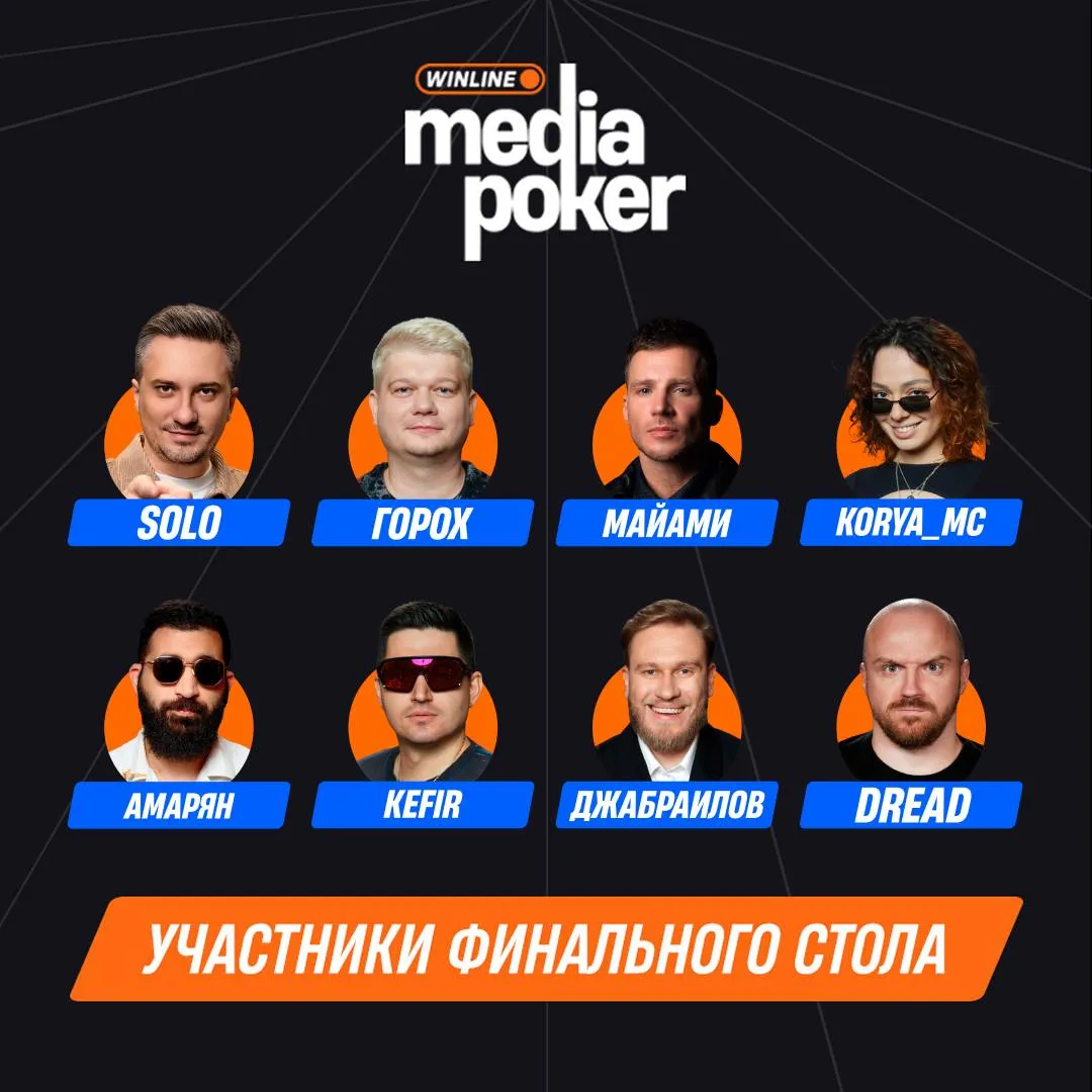 Финал Winline Media Poker 9 стартует вечером 4 апреля 2026 года