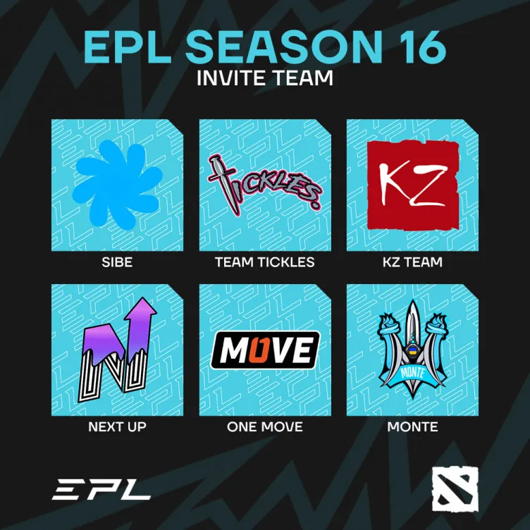 Участники European Pro League Season 16