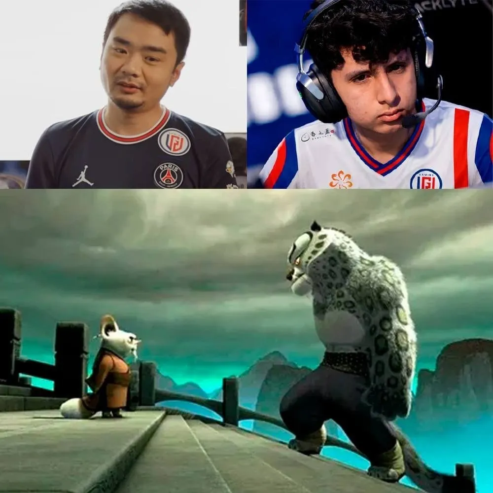 В комьюнити ходит мем, где можно увидеть бывшего тренера Xtreme Gaming и самого TaiLung (который также является антагонистом мультфильма «Кунг-фу панда»). Их сравнивают с учителем и учеником. Последний, TaiLung, не справился и перешёл на тёмную сторону (322)