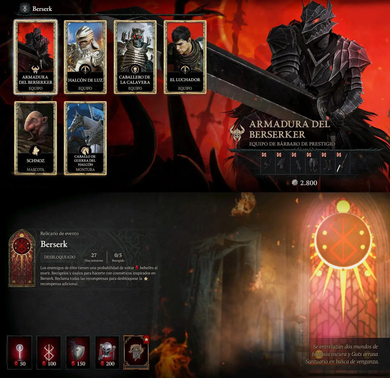 Коллаборация Diablo IV с культовой франшизой «Берсерк»