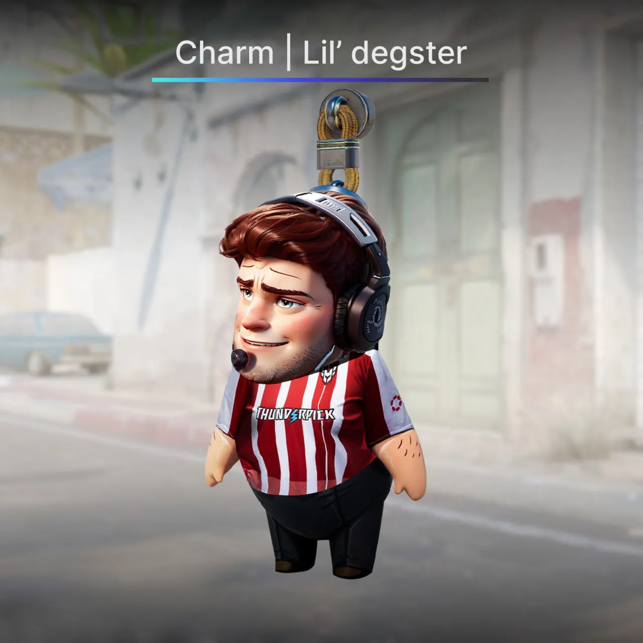 Брелок с degster