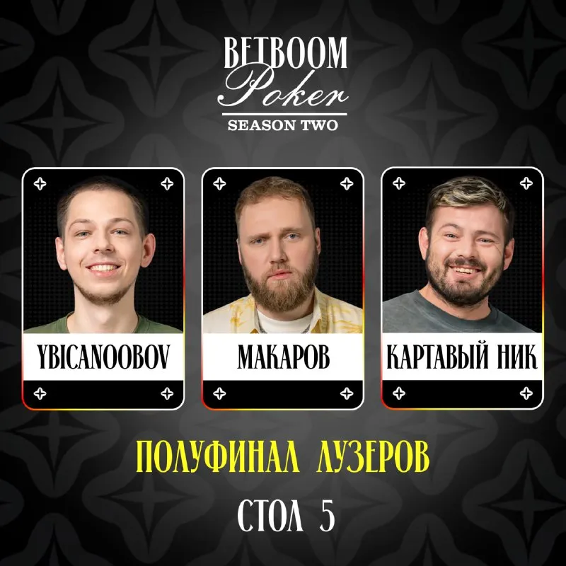 Участники пятого стола лузеров