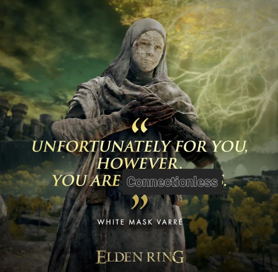 Мем из-за обвала серверов Elden Ring: Nightreign