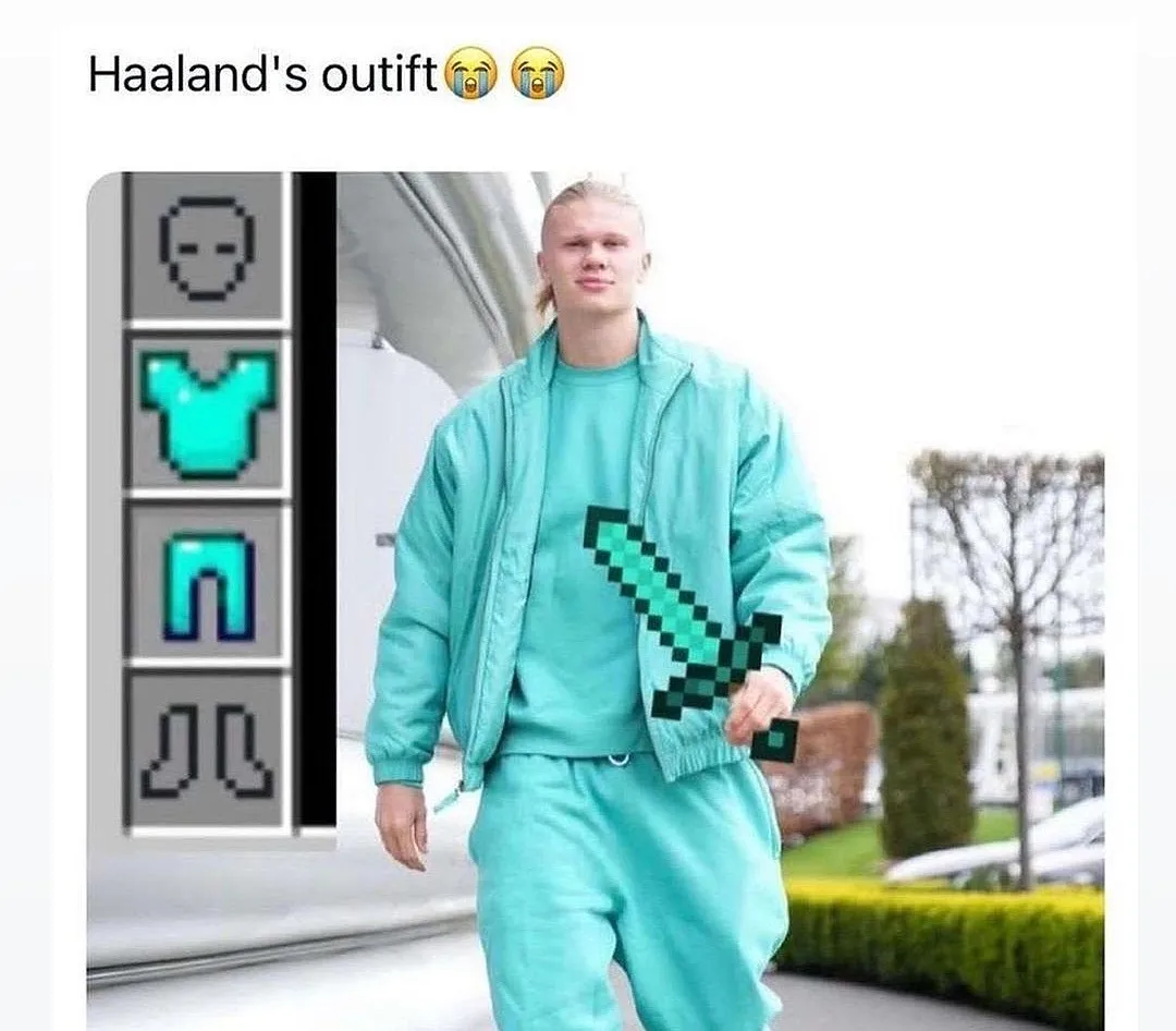 Эрлинг Холанд и Майнкрафт
