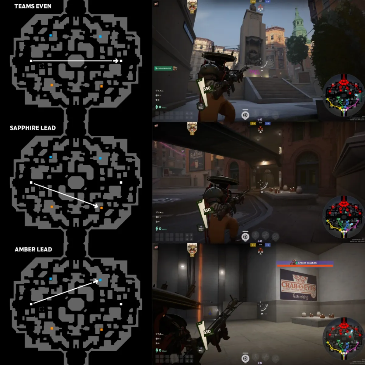 Изменения мест для подбора Урн в Deadlock