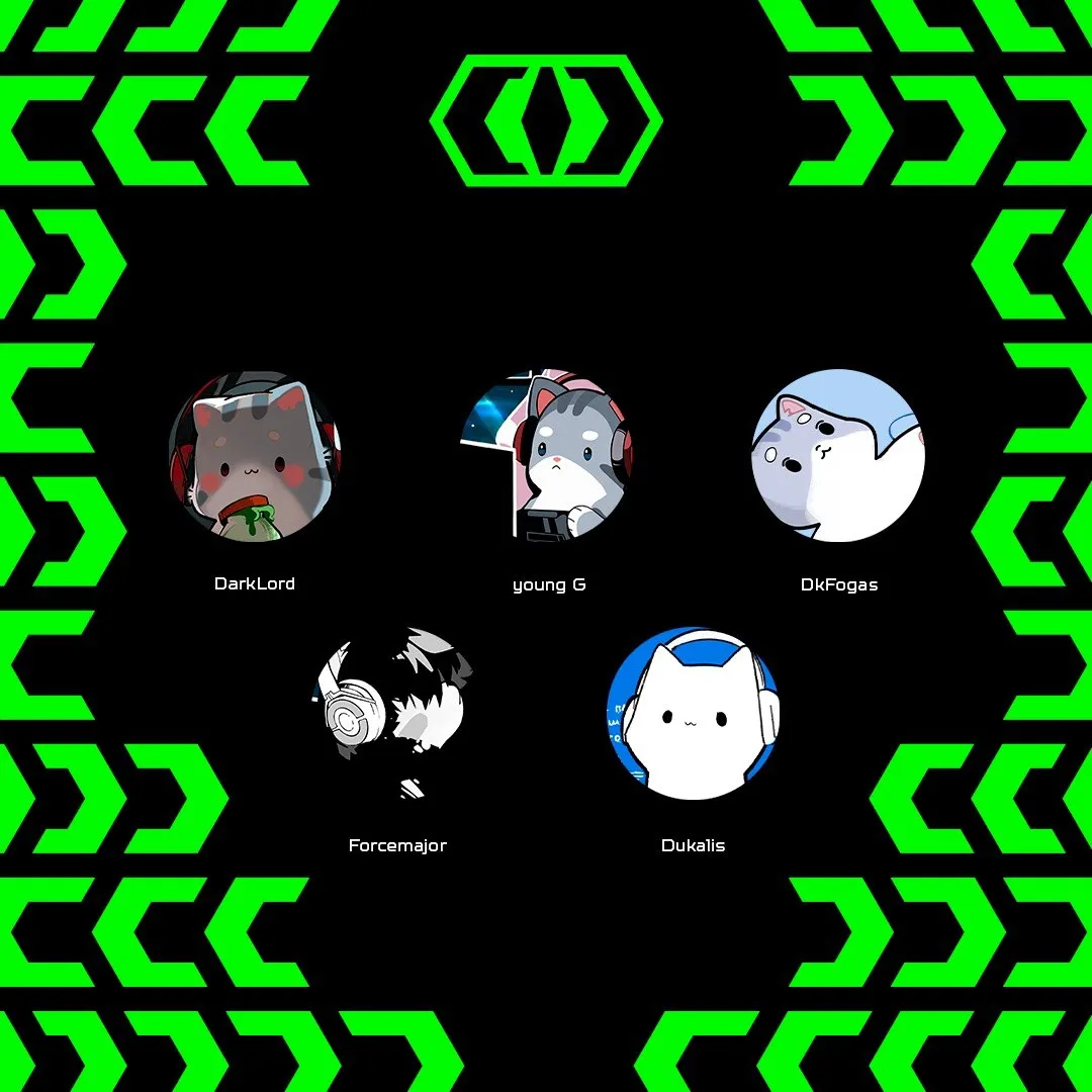 Новый состав cybercats по Dota 2