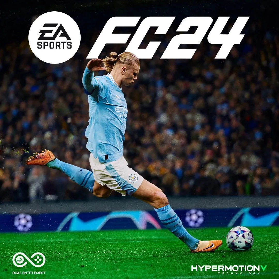 Эрлинг Холанд на обложке FC 2024