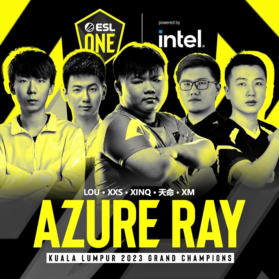 Azure Ray стала чемпионом ESL One Kuala Lumpur 2023