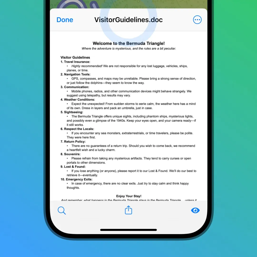 Новое обновление позволяет пользователям iOS открывать документы прямо во вкладках встроенного браузера
