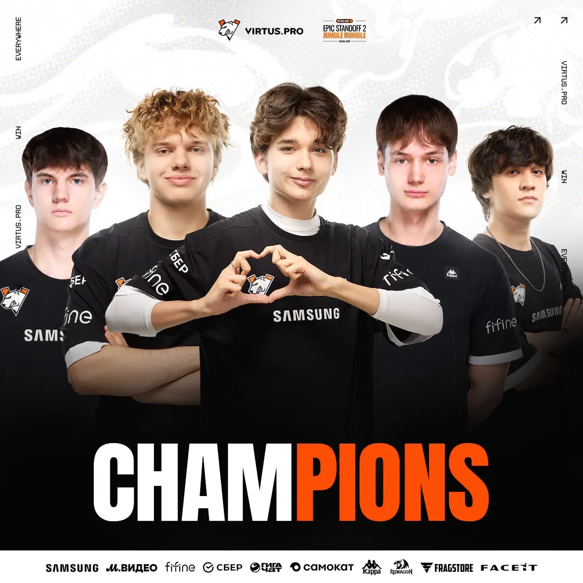Virtus.pro выиграла восьмой сезон WINLINE EPIC Standoff 2 Jumble Rumble
