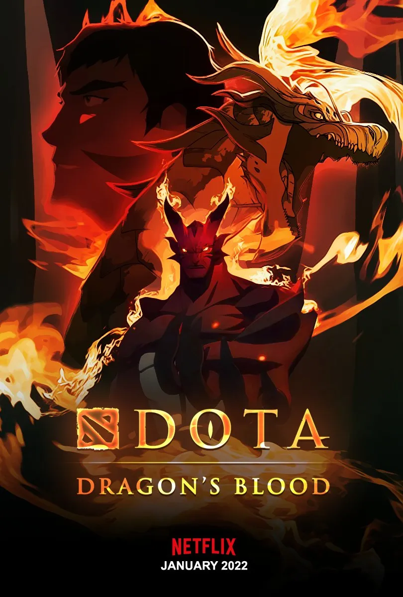 Постер второго сезона DOTA: Dragon's Blood