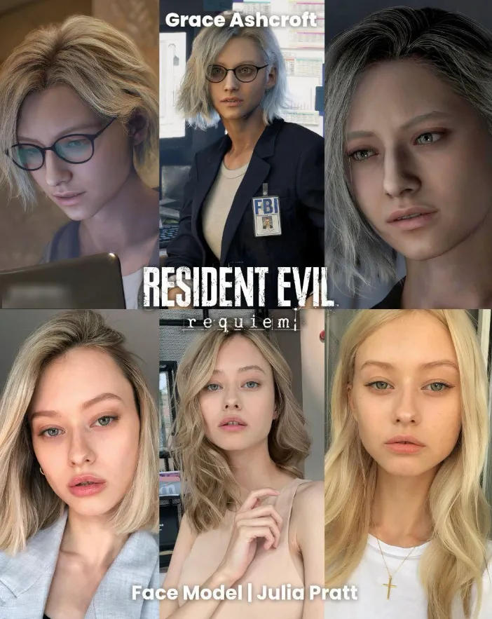 Джулия Пратт сыграла Грейс Эшкрофт в Resident Evil Requiem