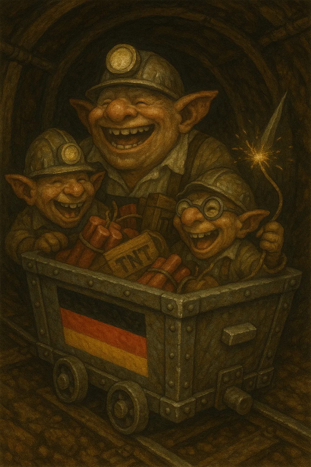 Techies в шахте