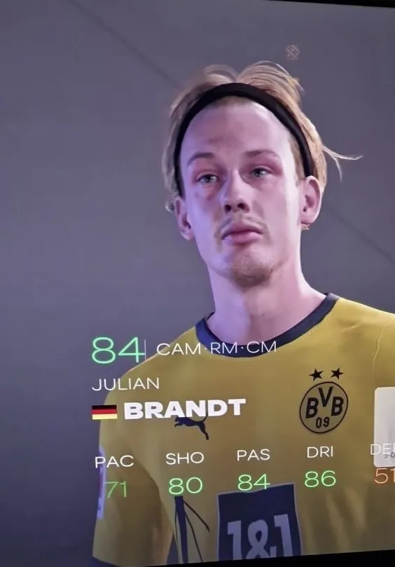 Юлиан Брандт в EA Sports FC 25