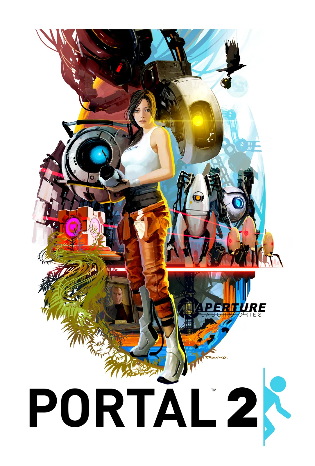 Официальный промо-постер Portal 2 – Valve