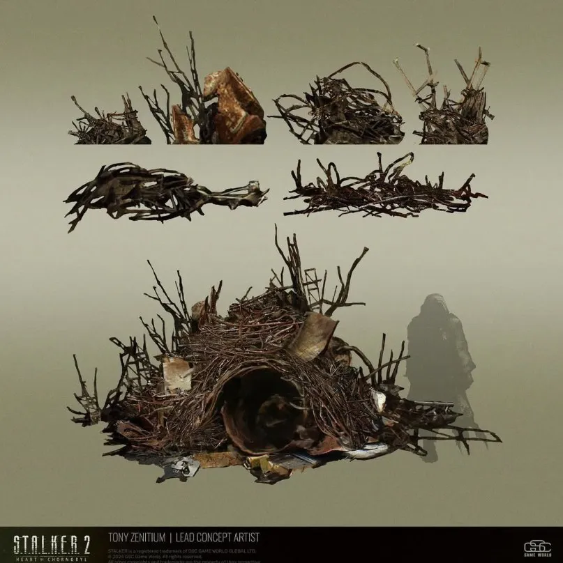 Логово бобра-мутанта из S.T.A.L.K.E.R. 2: Heart of Chornobyl