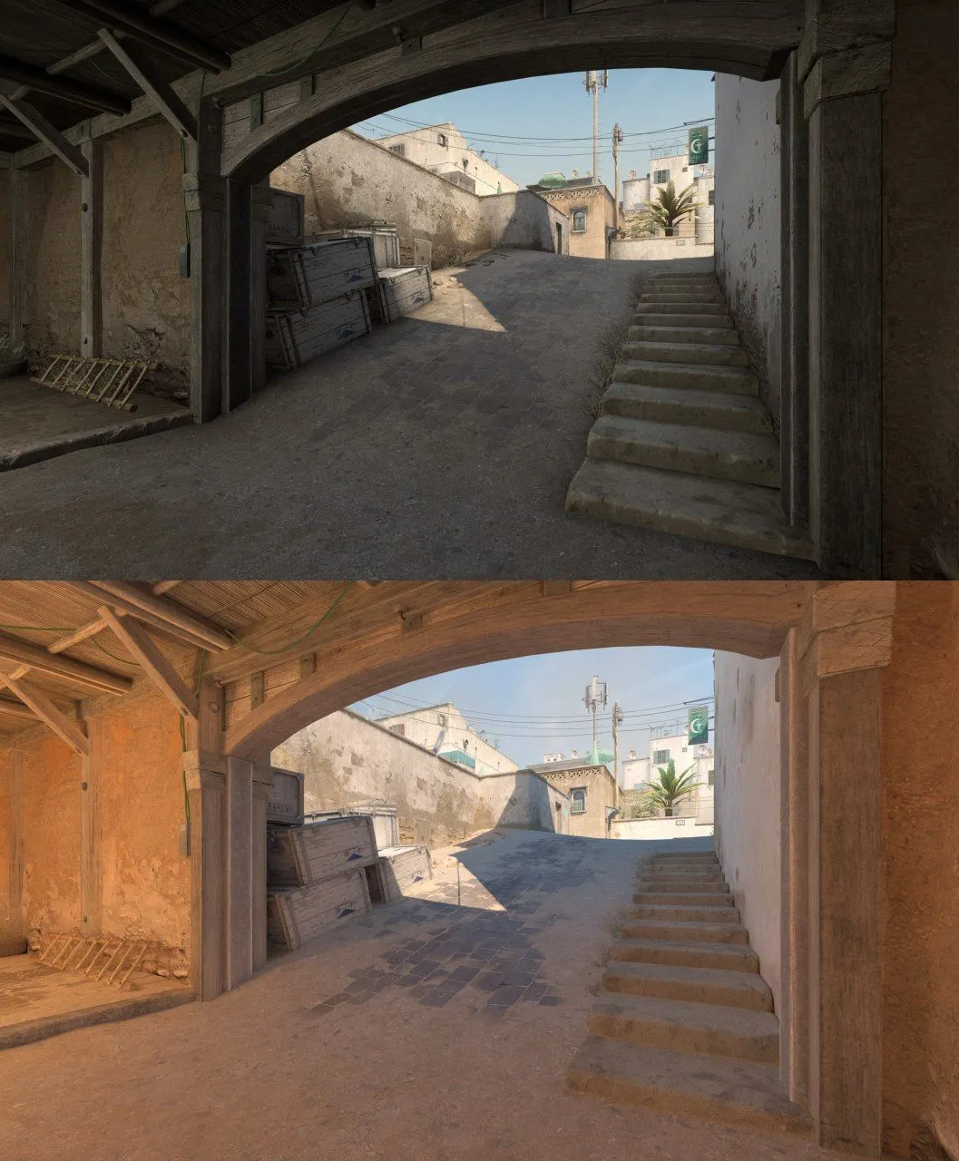 В сети появилось сравнение карт в Counter-Strike 2 и CS:GO