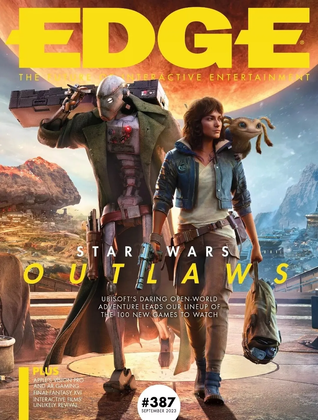 Star Wars Outlaws на обложке EDGE