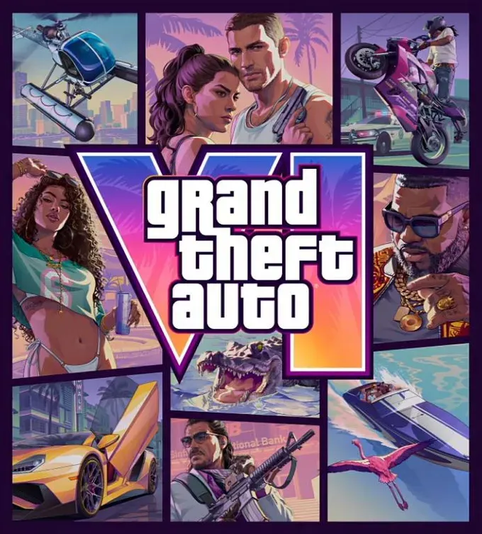 Rockstar Games представила официальную обложку Grand Theft Auto 6