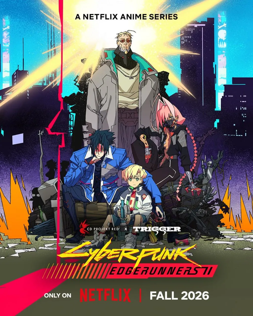 CD Projekt RED представила первый постер второго сезона аниме Cyberpunk: Edgerunners