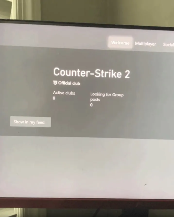 Клуб Counter-Strike 2 на Xbox