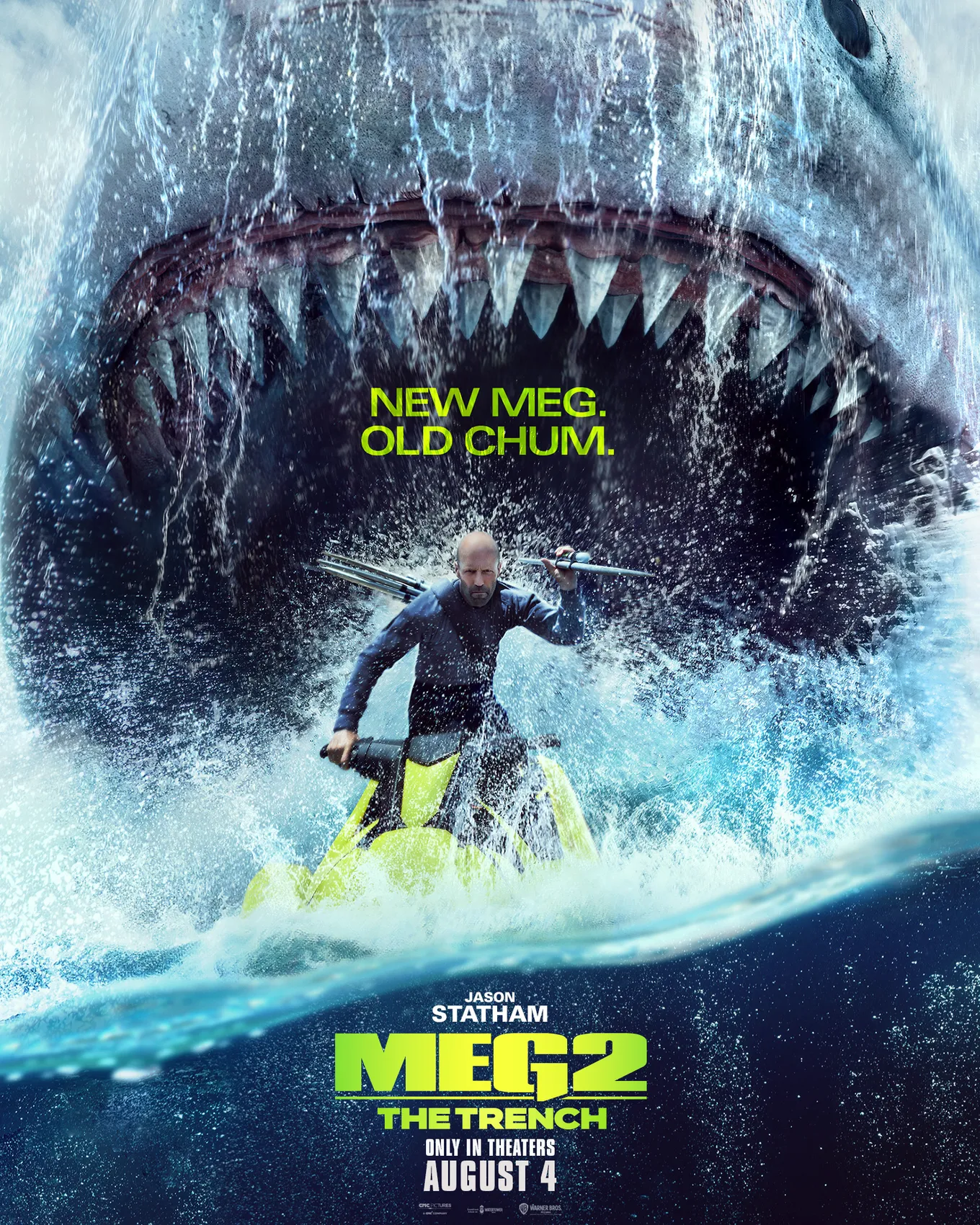 Постер фильма «Мег 2: Впадина»