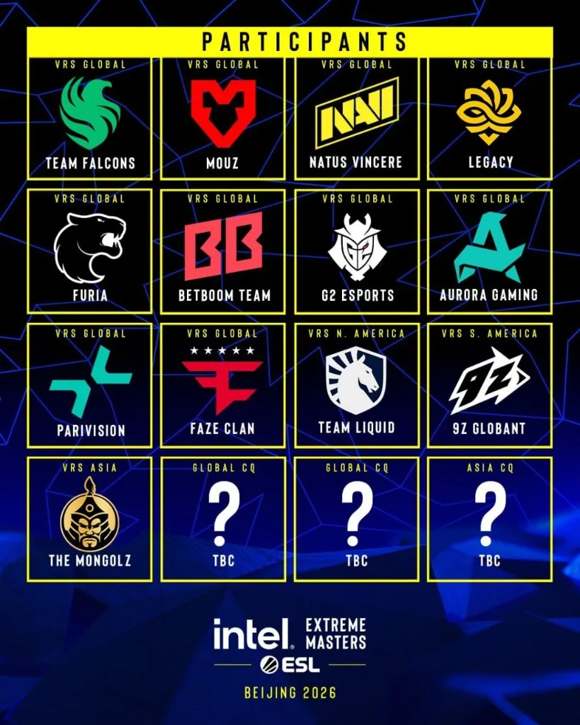 Участники IEM Beijing 2026