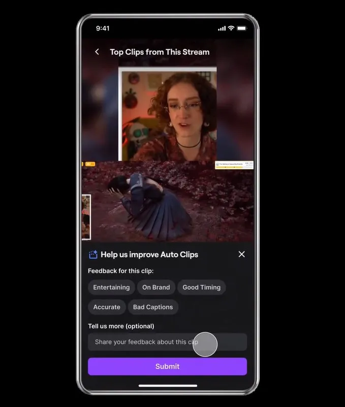 Создание клипов на Twitch
