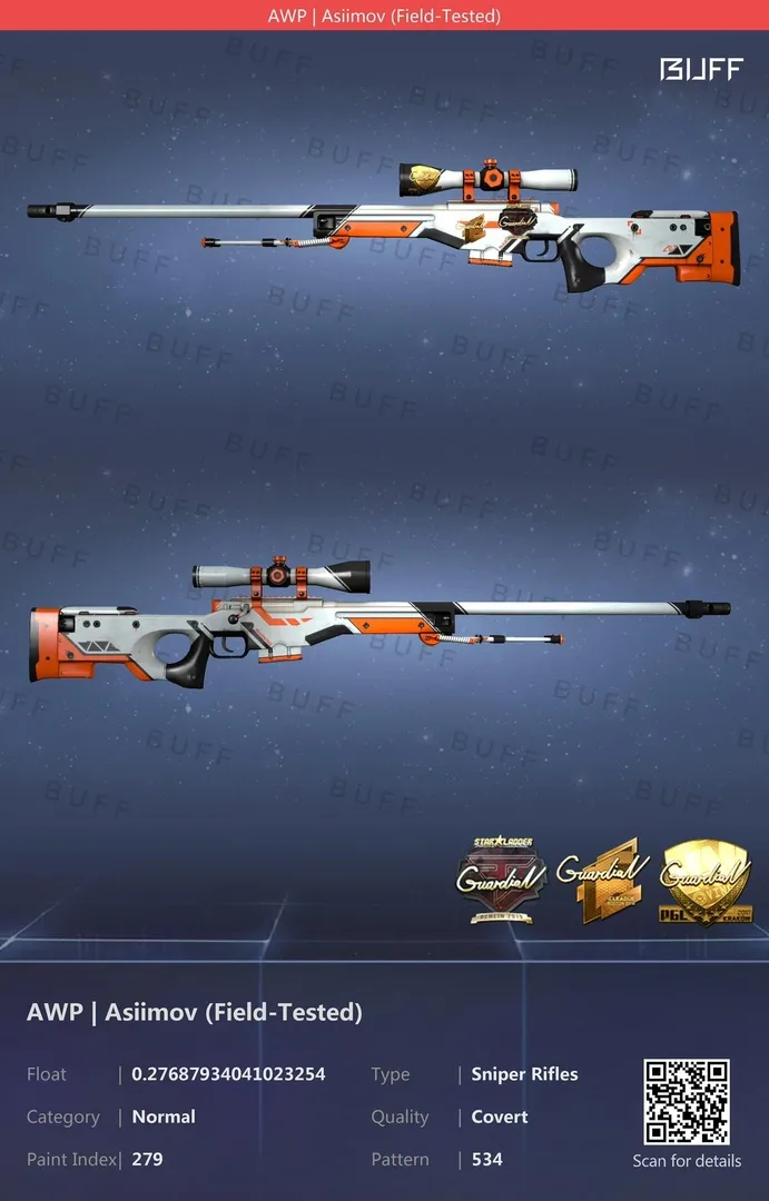 «AWP | Азимов» от GuardiaN
