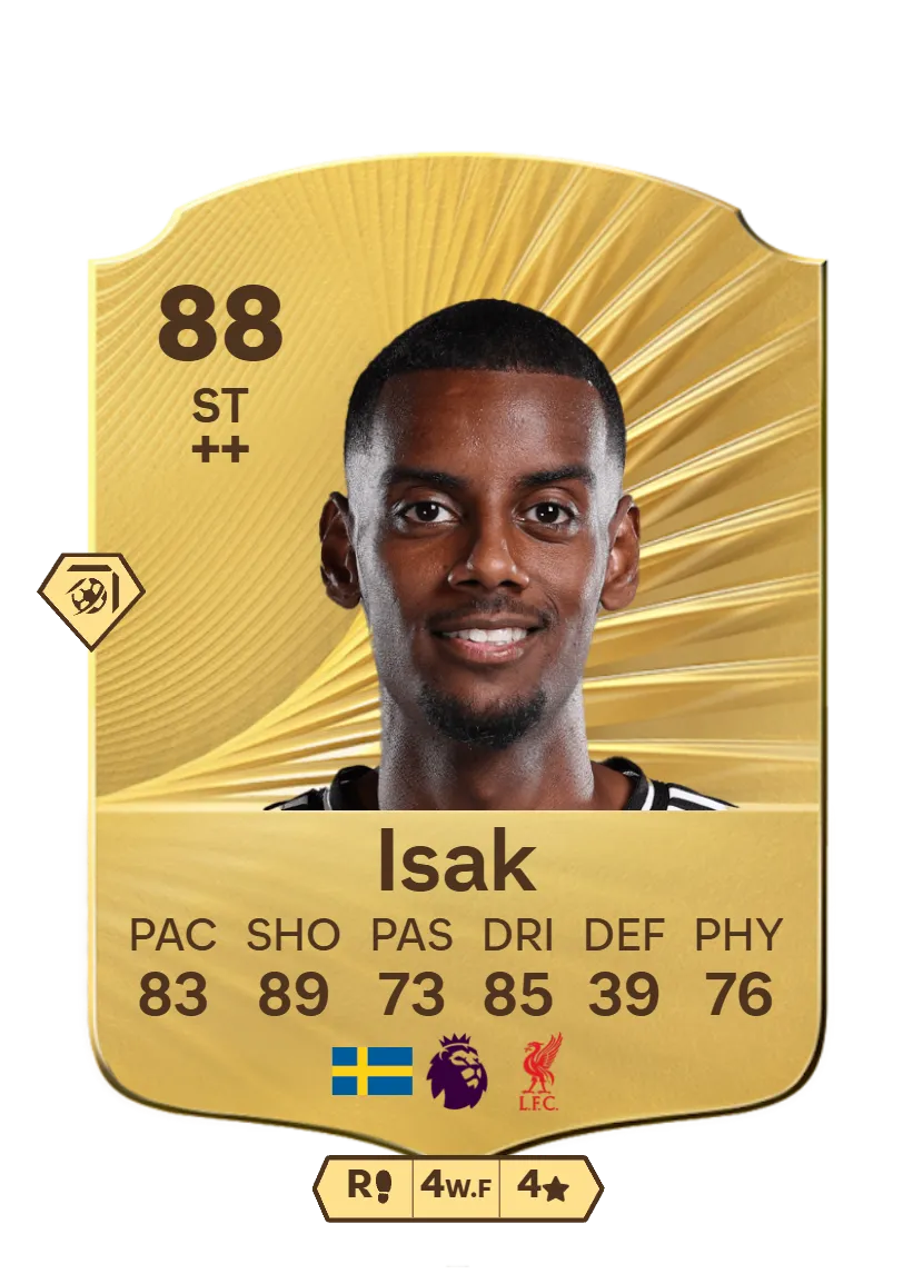 Александер Исак в EA FC 26
