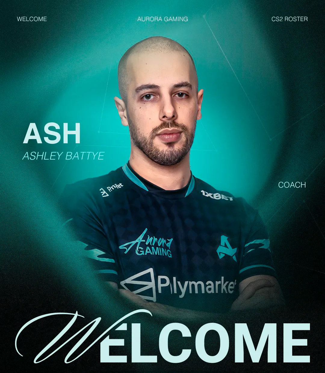 Официально: ash стал новым тренером Aurora по CS2