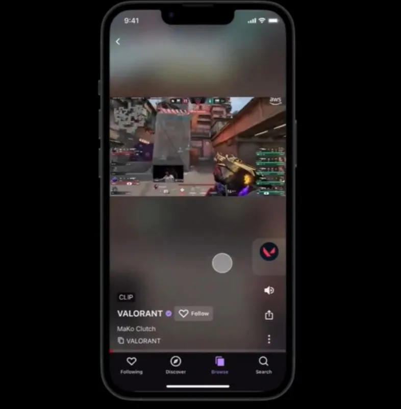 Мобильное приложение Twitch