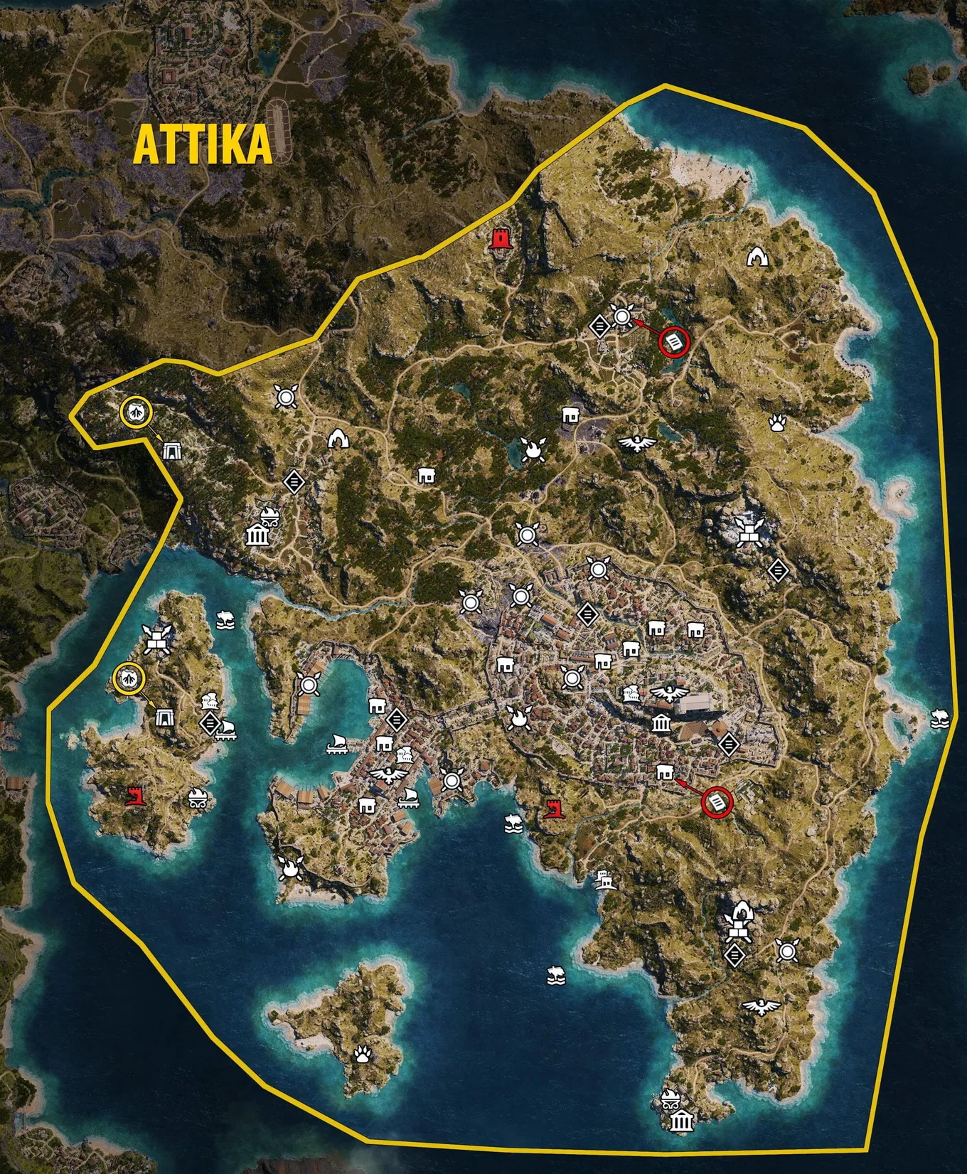 Одна из самых больших зон в Assassin's Creed Odyssey