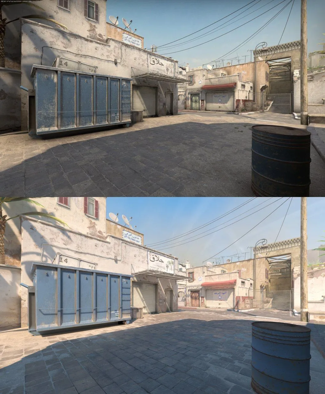 В сети появилось сравнение карт в Counter-Strike 2 и CS:GO